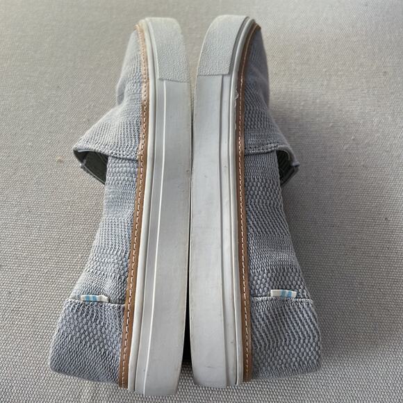 Tom’s Parker Cupsole gray slip-on durable and comfortable canvas sneakers 6.5 W - Picture 11 of 16